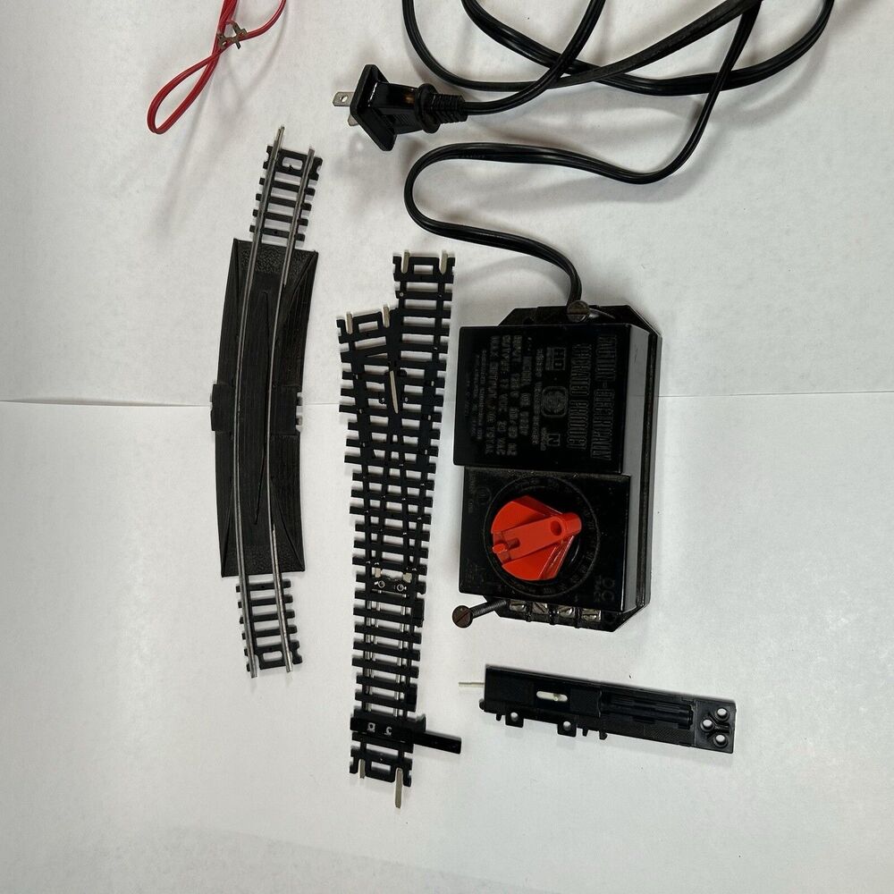 Bachman HO/N Train Track Rails Huge Lot With Transformer Model 6607